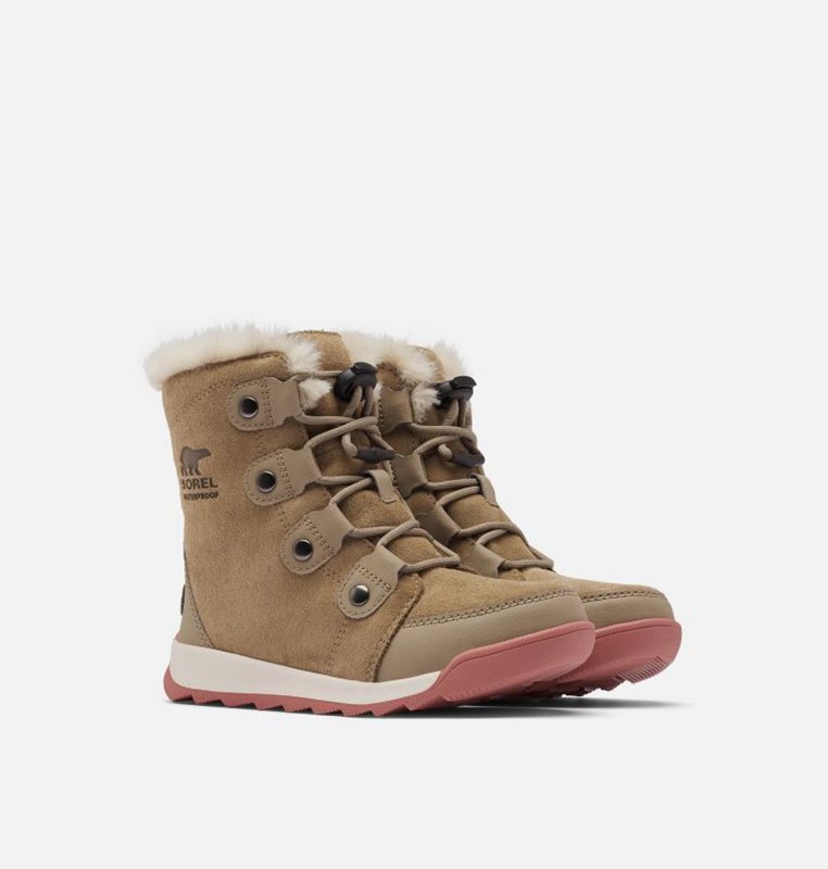 Kids Snow Boots Khaki - Sorel Childrens Whitney™ II Suede - 875-CIFBPG